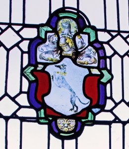 The greyhound was part of the heraldry of the Moreton family