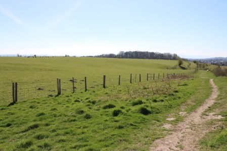East side of the top of the hillfort