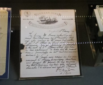 Cunard letterhead