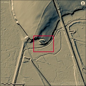 Burton Point LiDAR image from the Atlas of Iron Age of Britain and Ireland (EN3190).