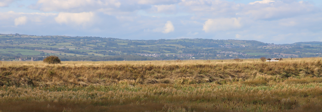 The view across to Wales