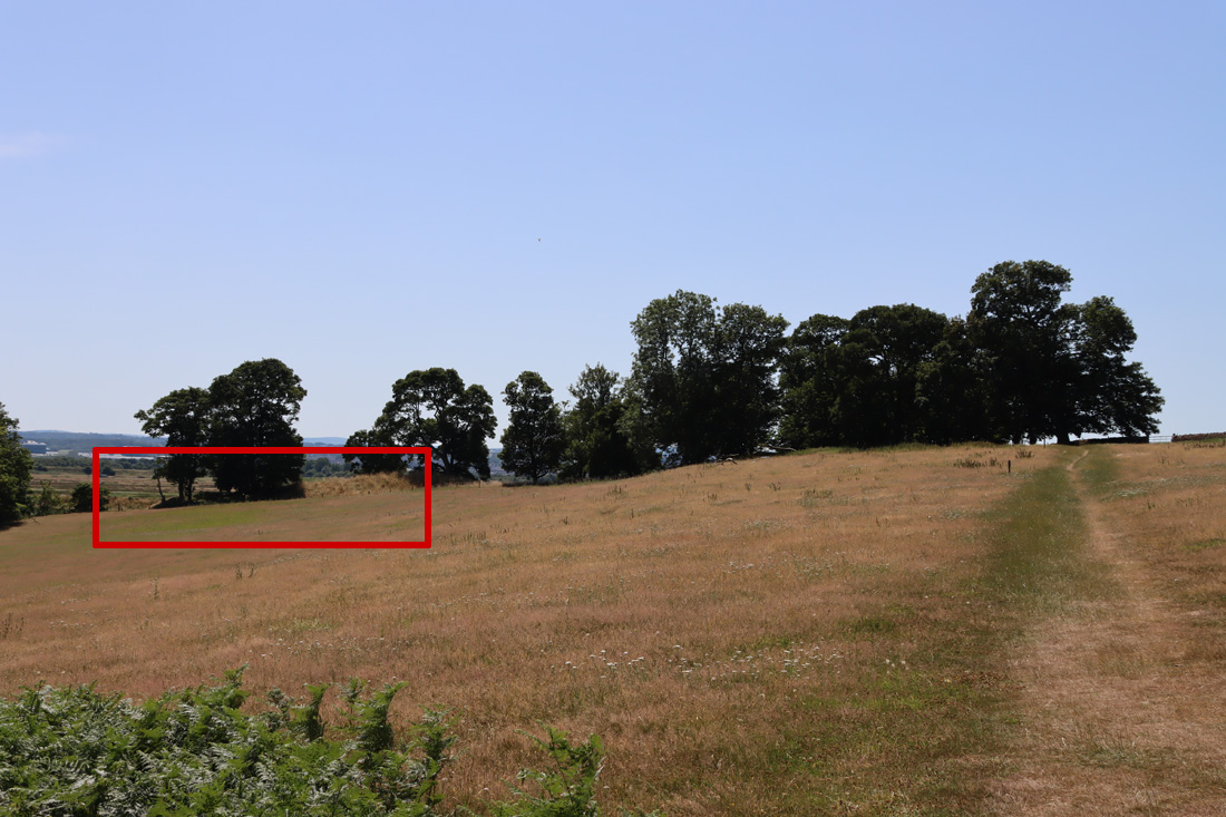 Burton Point fortifications as seen from the footpath in the above imgae