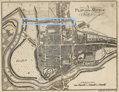 Hunter 1782 map with canal
