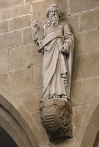 19th century statue of Moses