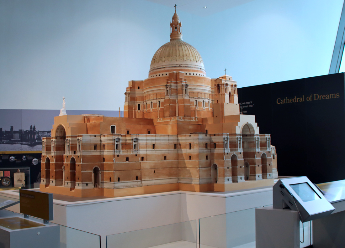Lutyens model of his vision of Liverpool Catholic Cathedral