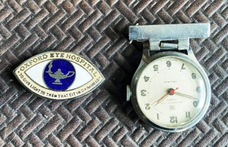 My mother's Oxford Eye Hospital badge